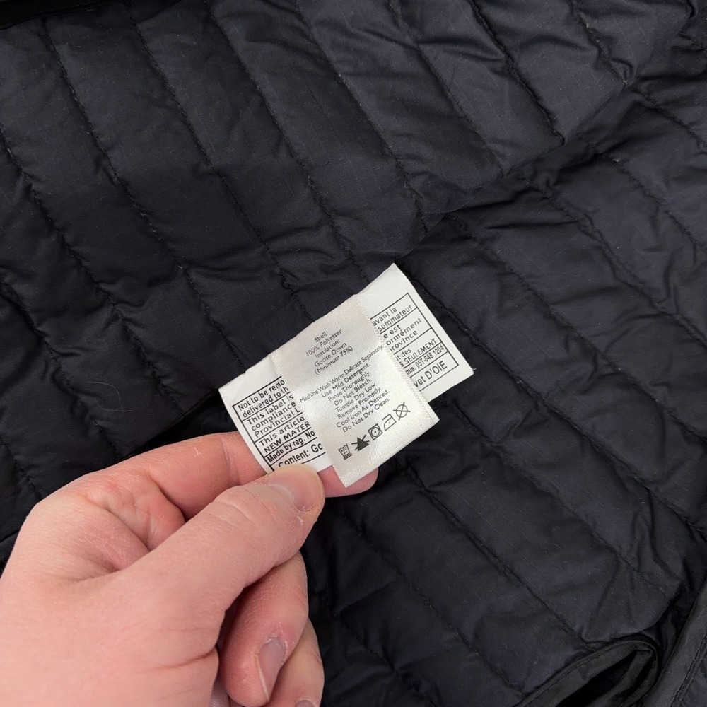 Eddie Bauer Jacket Men Large Overcoat Trench Coat 550 Down Fill Liner Button Up - Picture 7 of 14